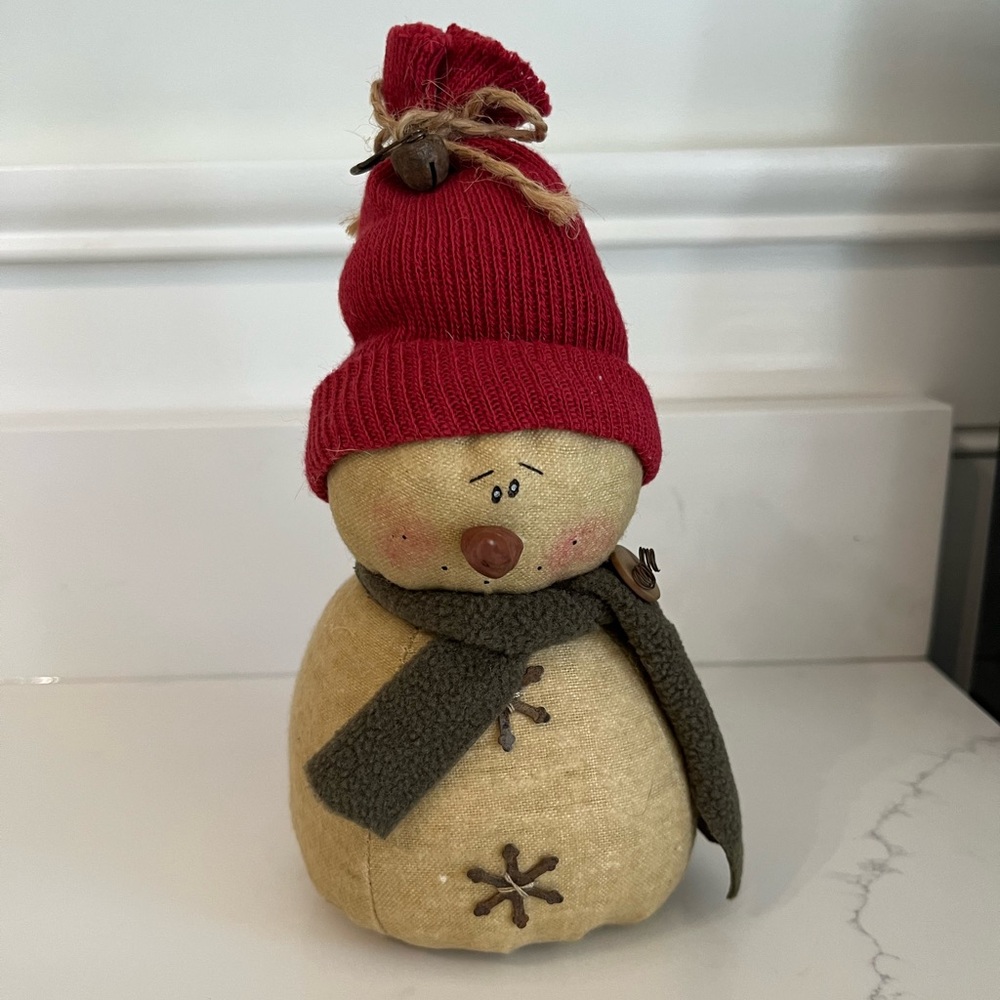 Snowman, fabric material, country decor